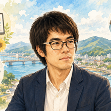 ひなたWeb・広報サポート代表 盛武悠平のイラスト